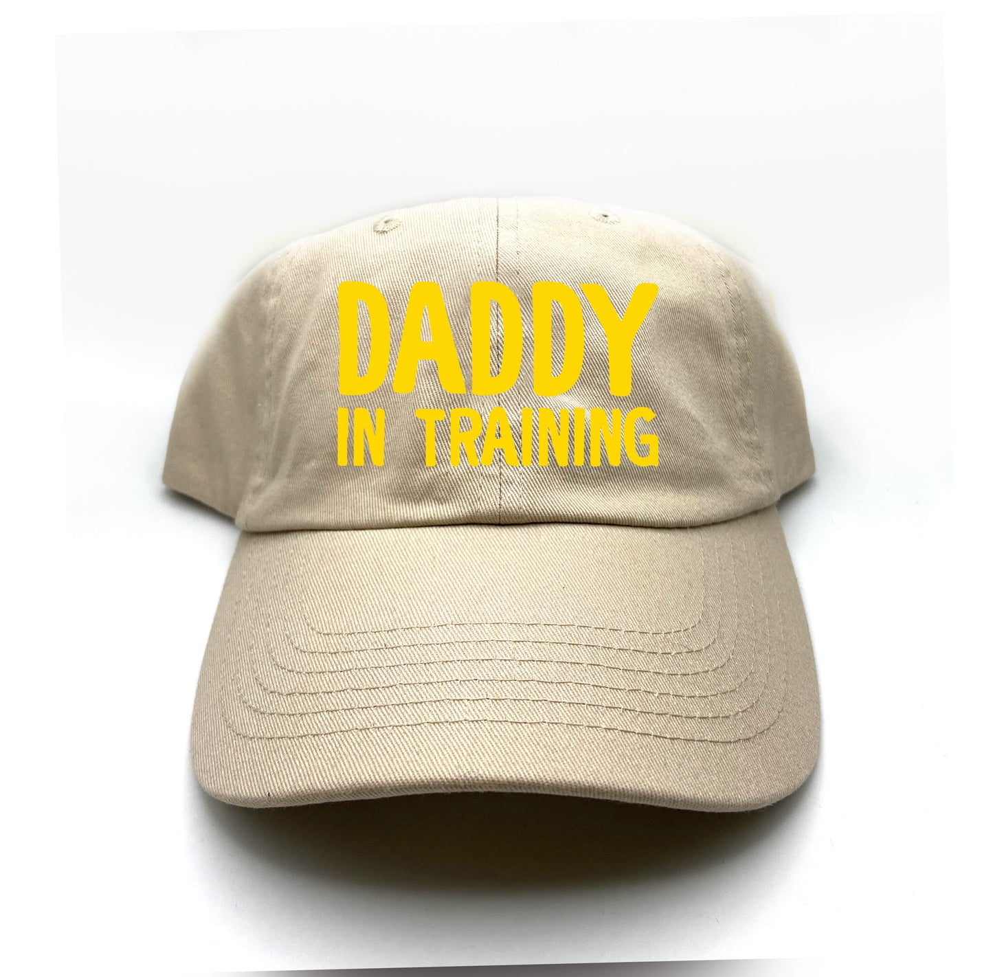 daddy in training yellow dad hat