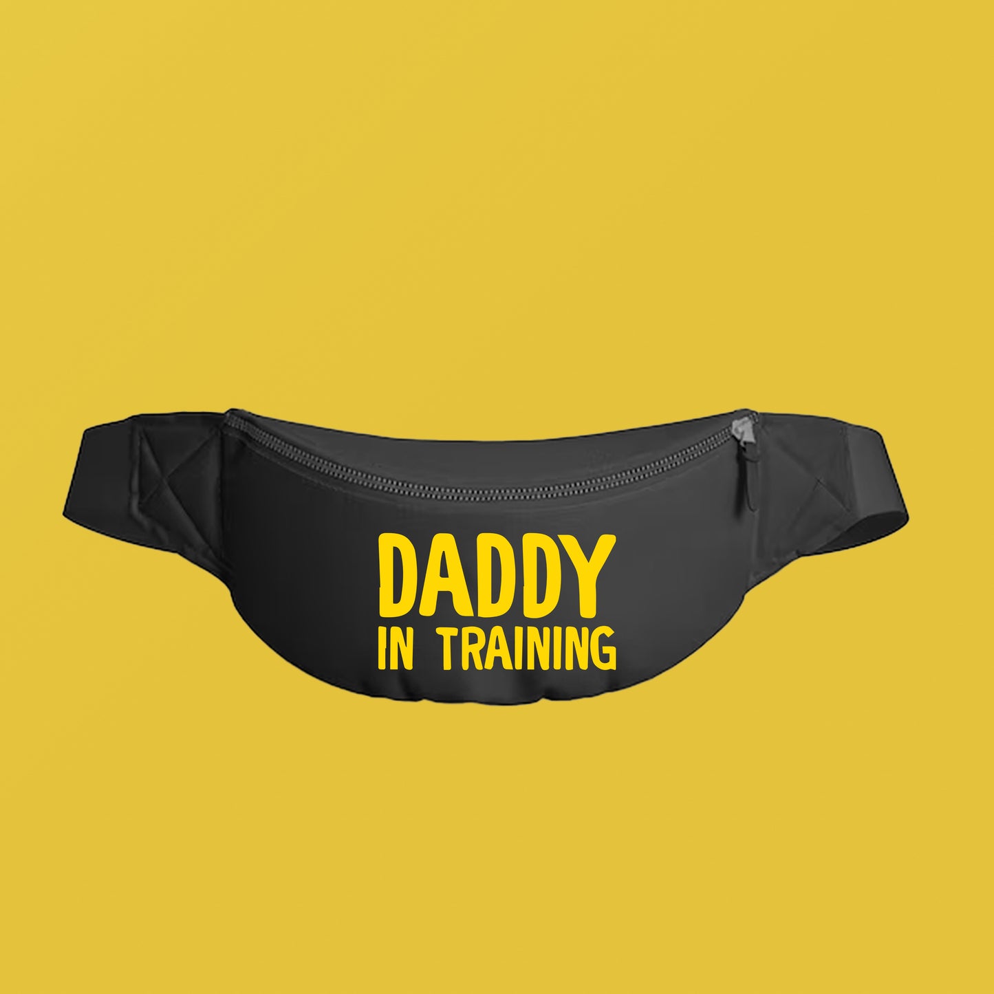 daddy in training yellow fanny pack