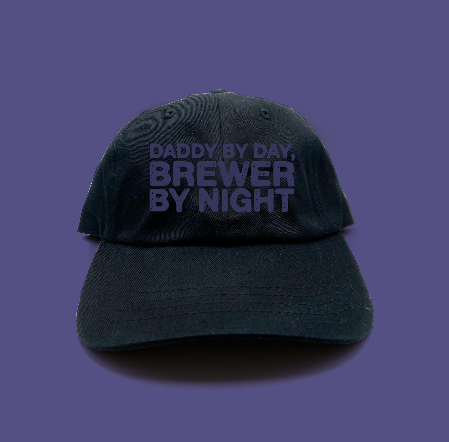 Daddy by Day, Brewer by Night Dark Blue Dad Hat