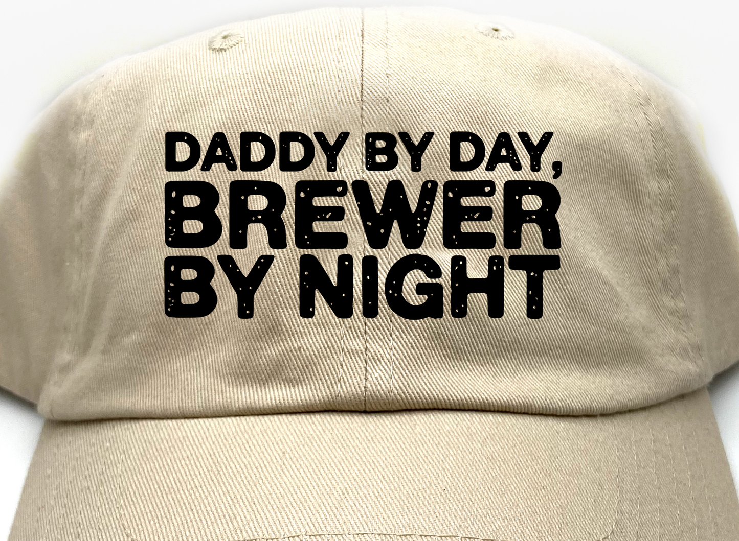 Daddy by Day, Brewer by Night Black Dad Hat