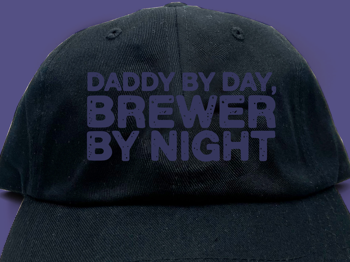 Daddy by Day, Brewer by Night Dark Blue Dad Hat