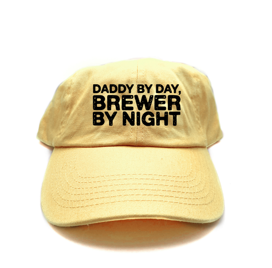 Daddy by Day, Brewer by Night Black Dad Hat