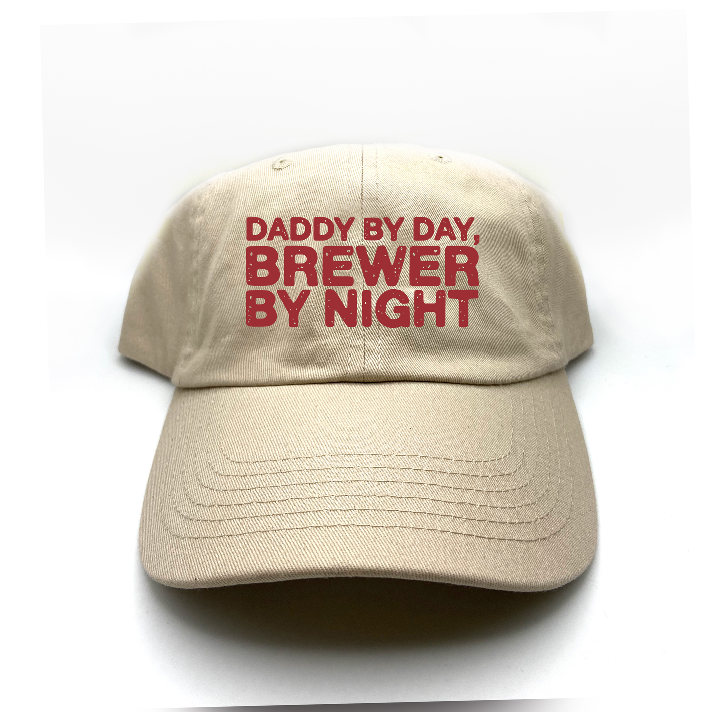 Daddy by Day, Brewer by Night Brown Dad Hat