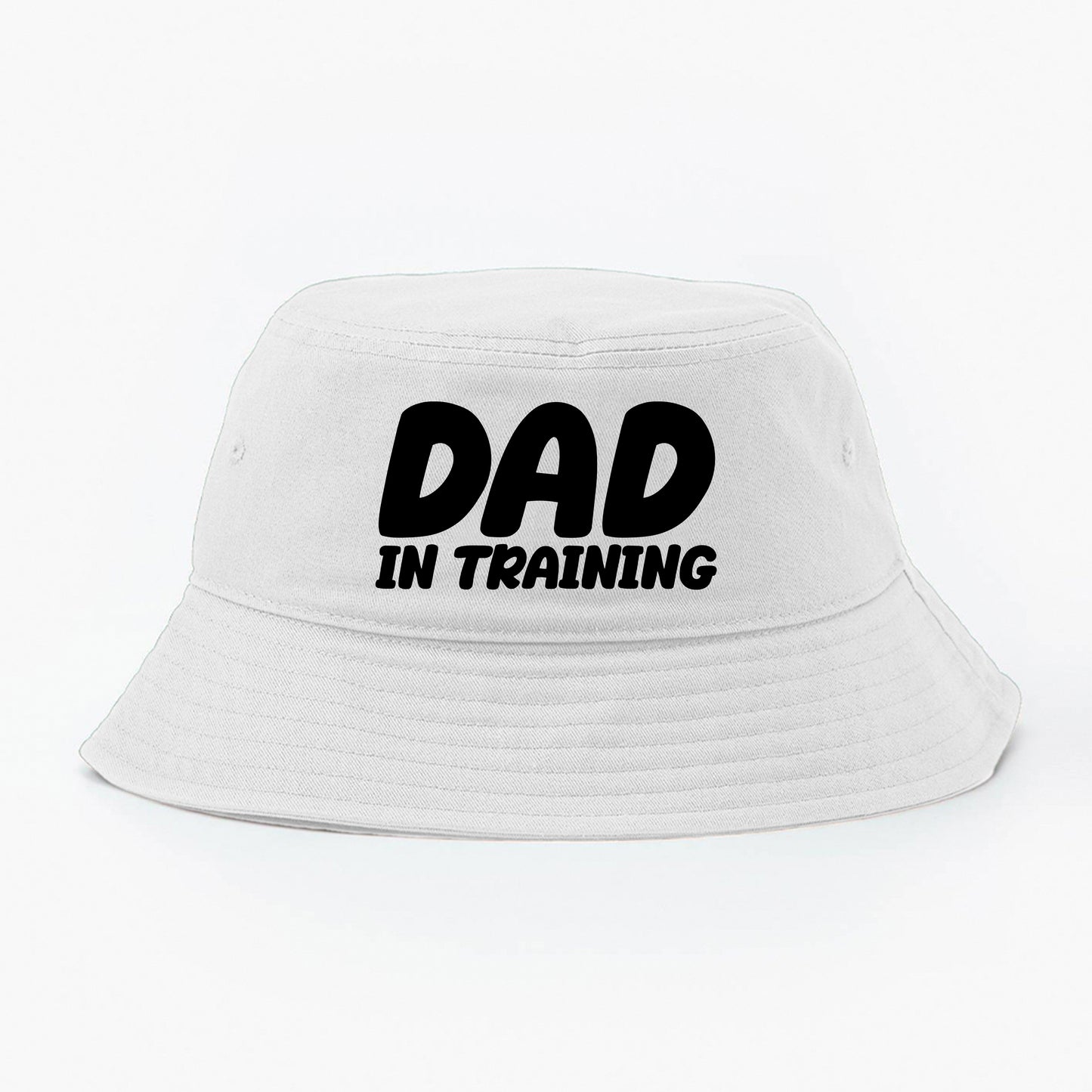dad in training black bucket hat