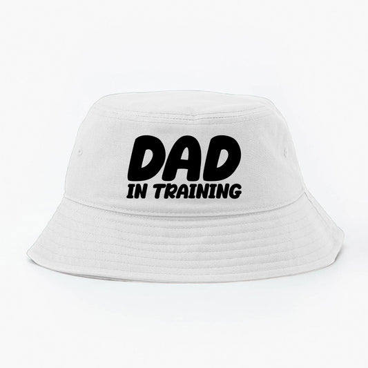 dad in training black bucket hat