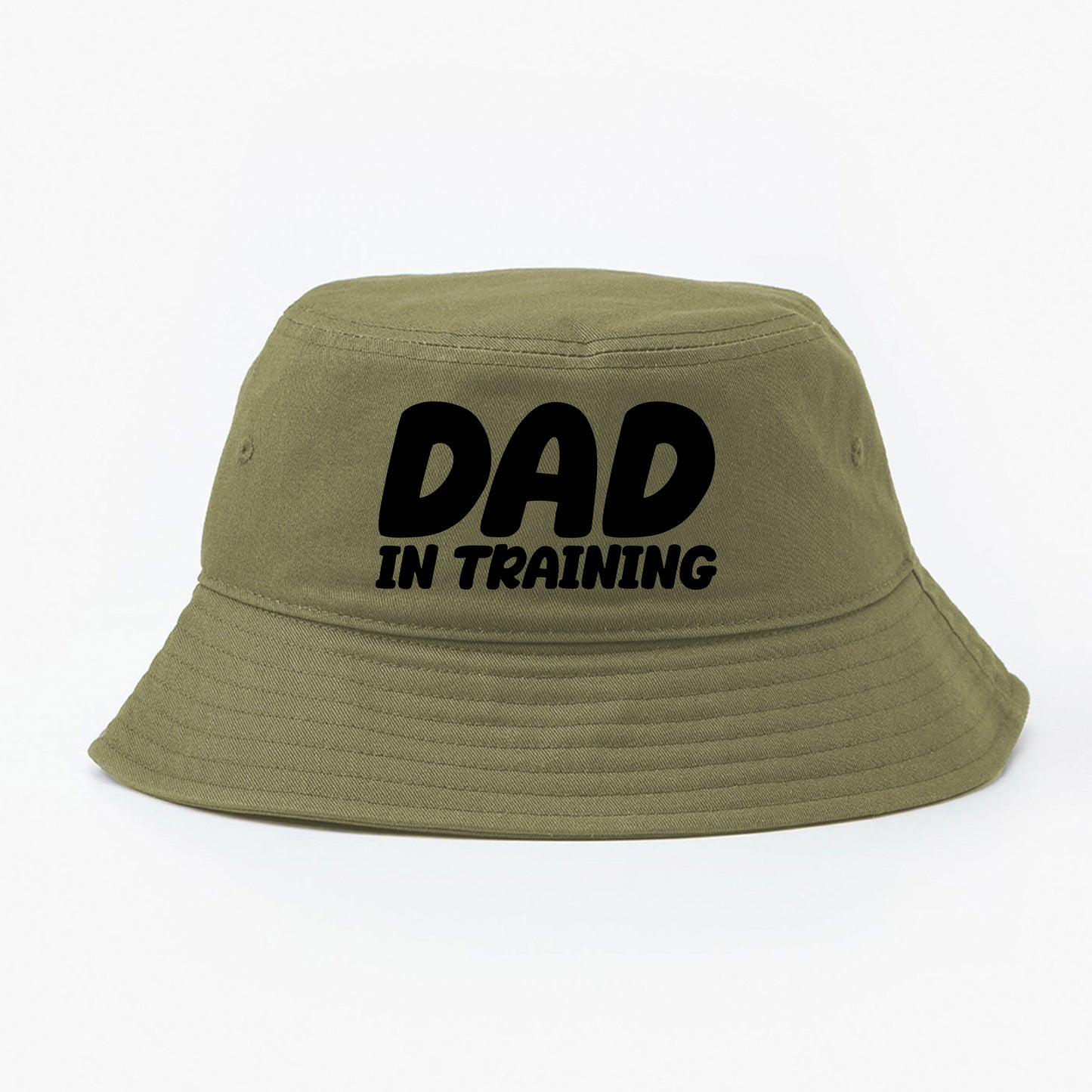 dad in training black bucket hat