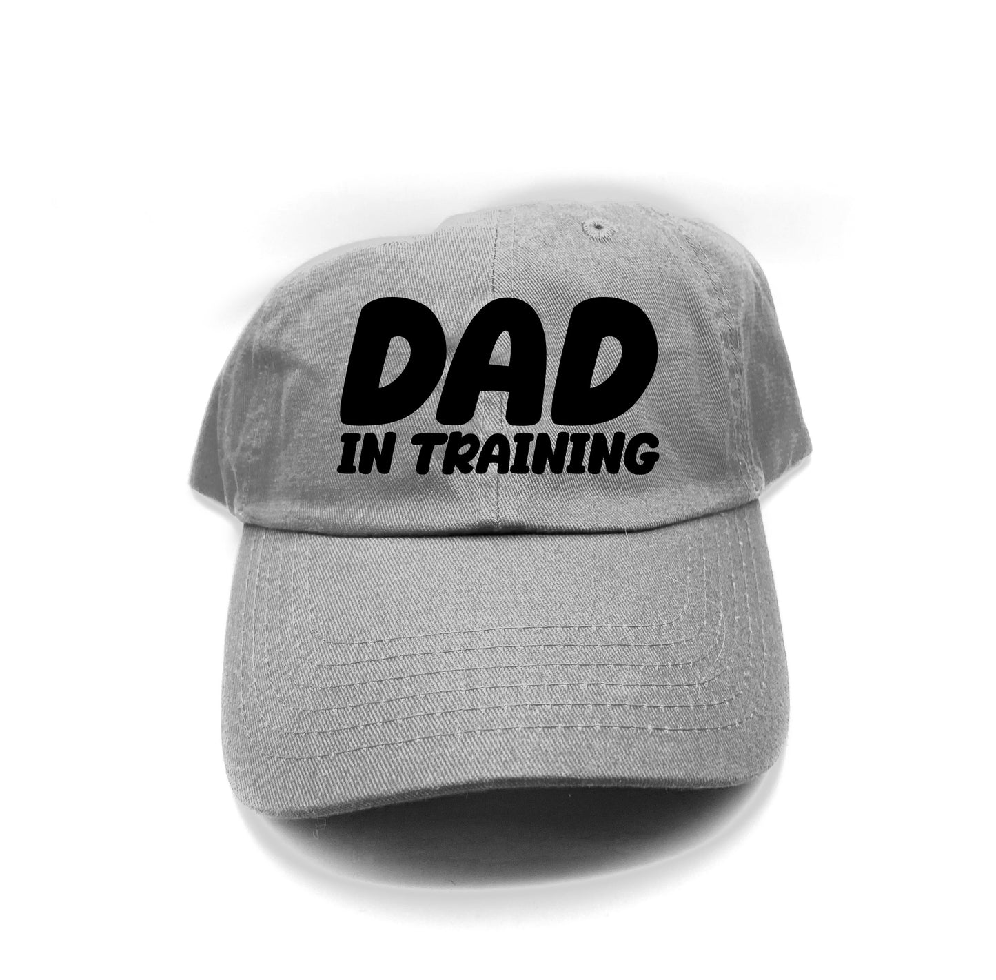 dad in training black dad hat