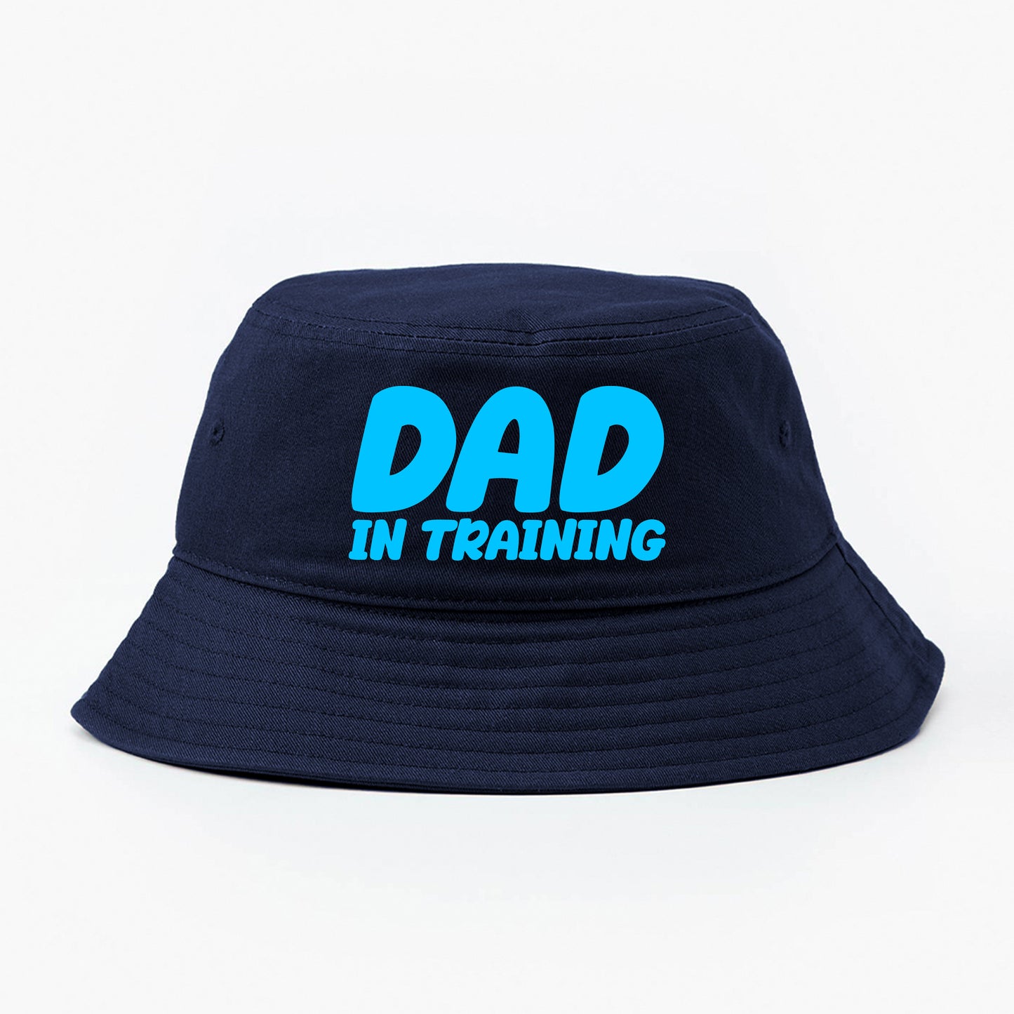 dad in training blue bucket hat