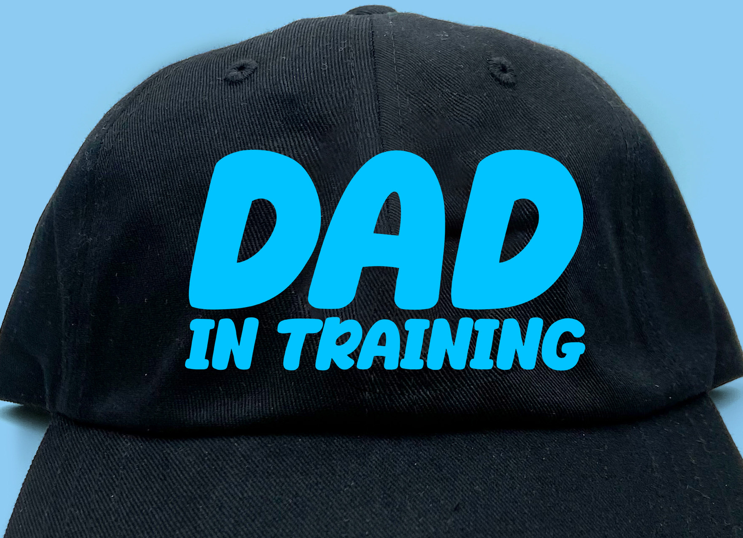 dad in training blue dad hat