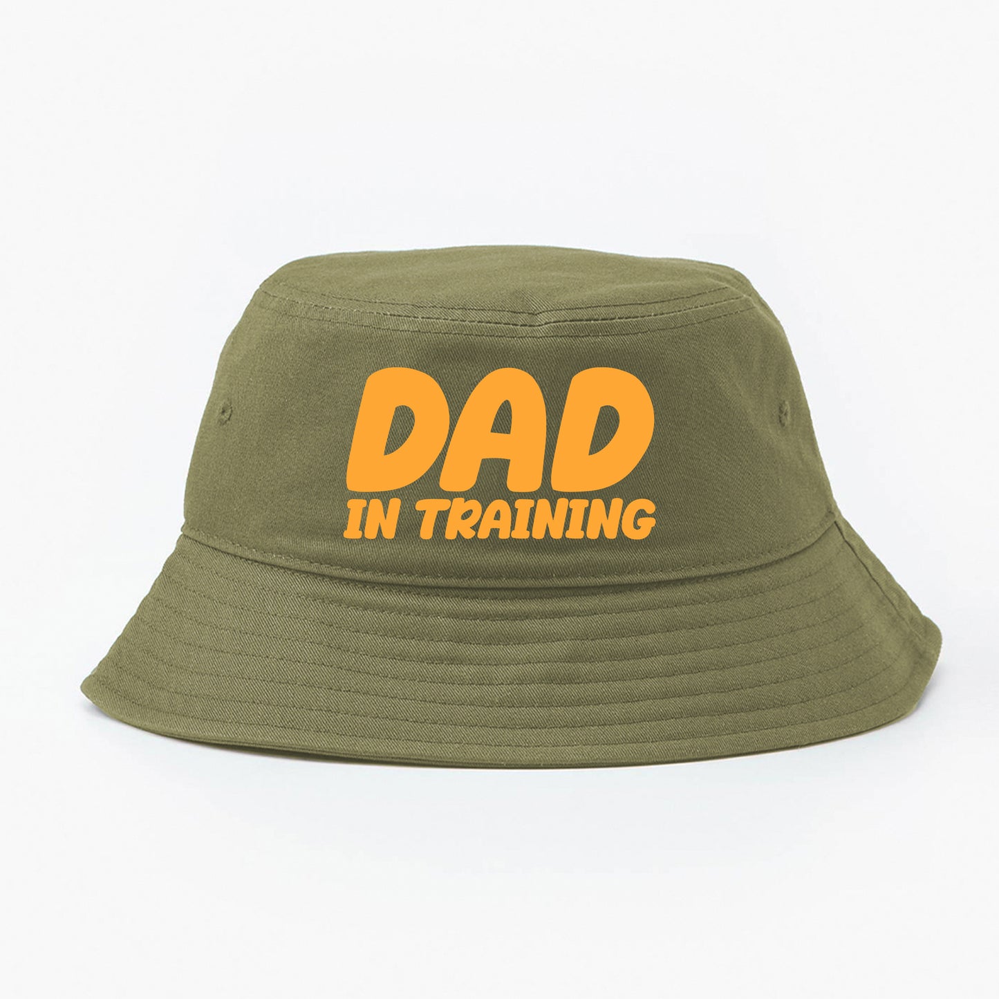 dad in training yellow bucket hat