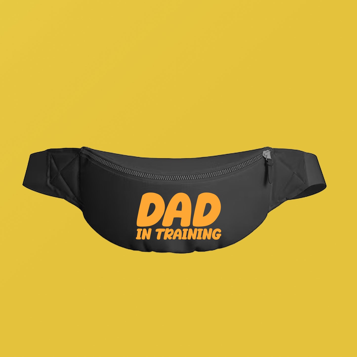 dad in training yellow fanny pack