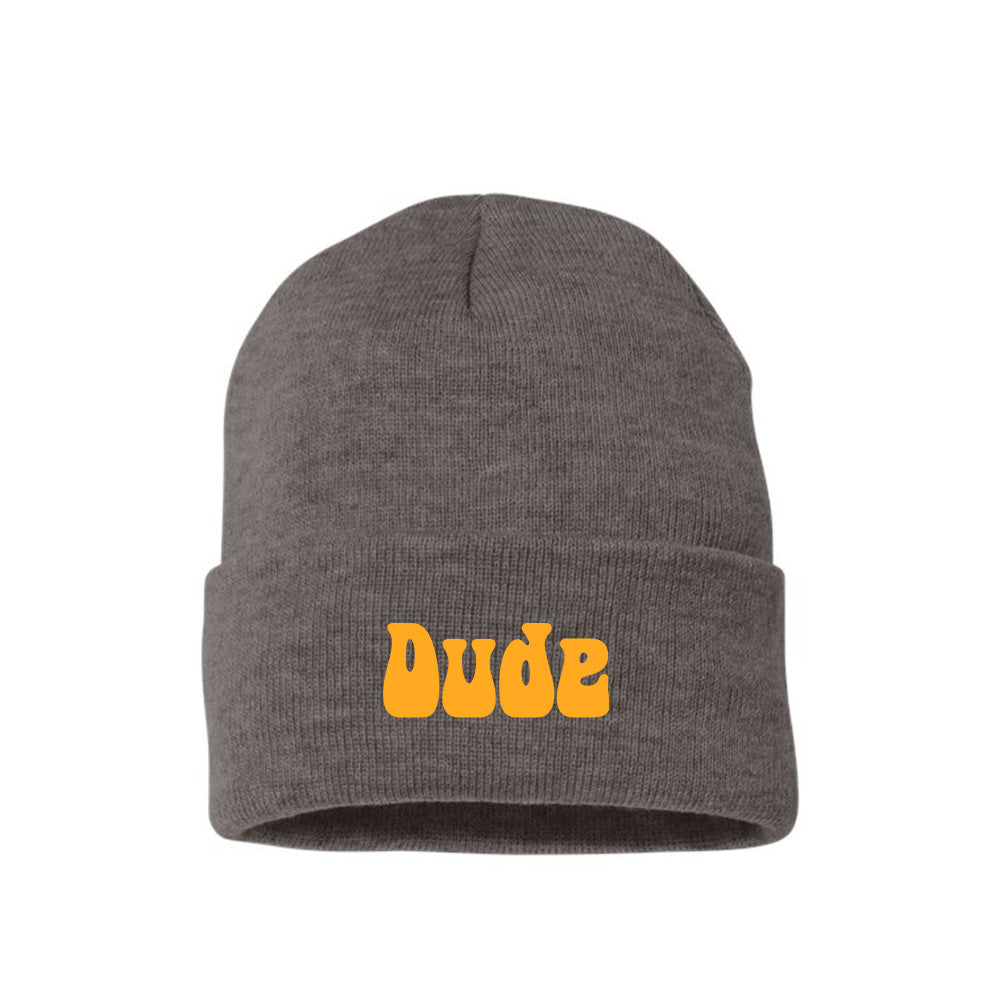 Dude Yellow Beanie