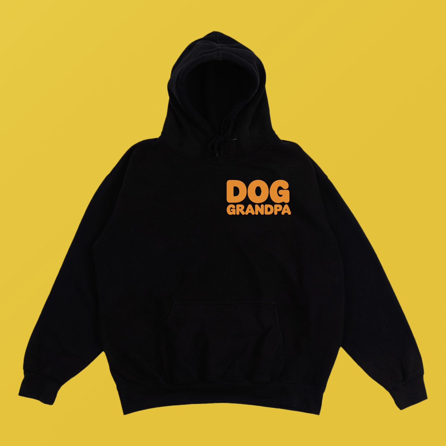 Dog Grandpa Gold Yellow Hoodie