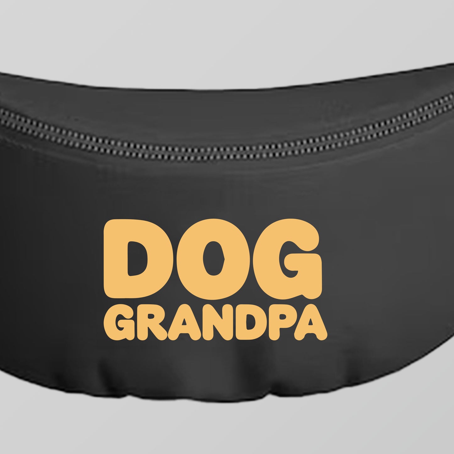 Dog Grandpa Black Fanny Pack