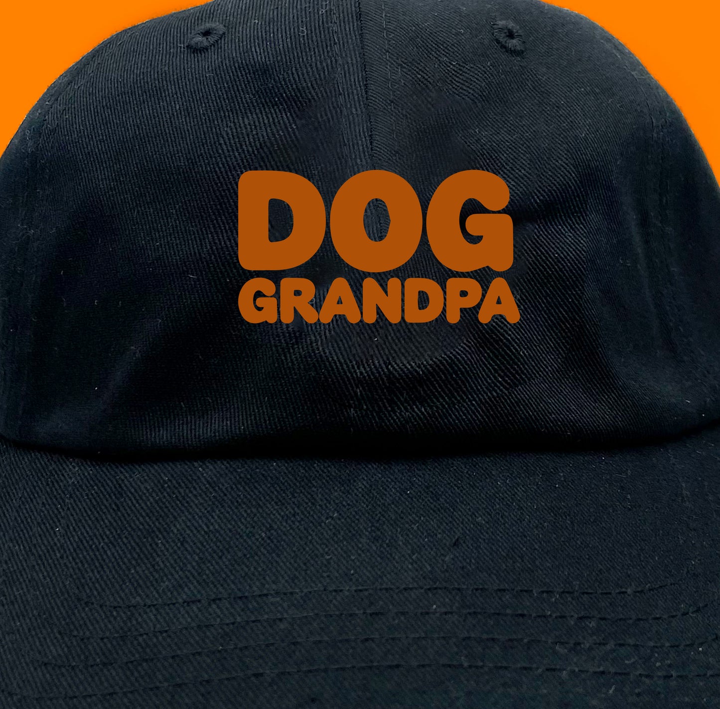 Dog Grandpa Gold Brown Dad Hat