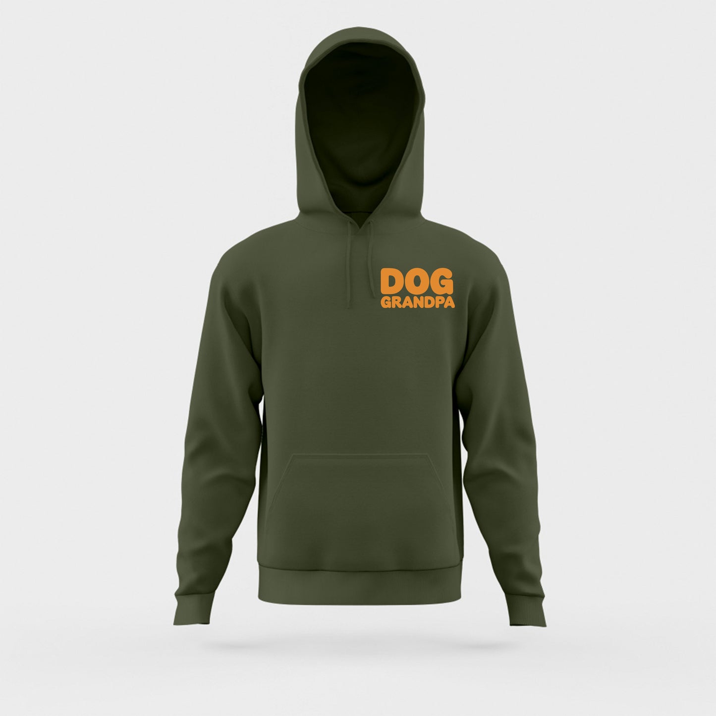 Dog Grandpa Gold Yellow Hoodie