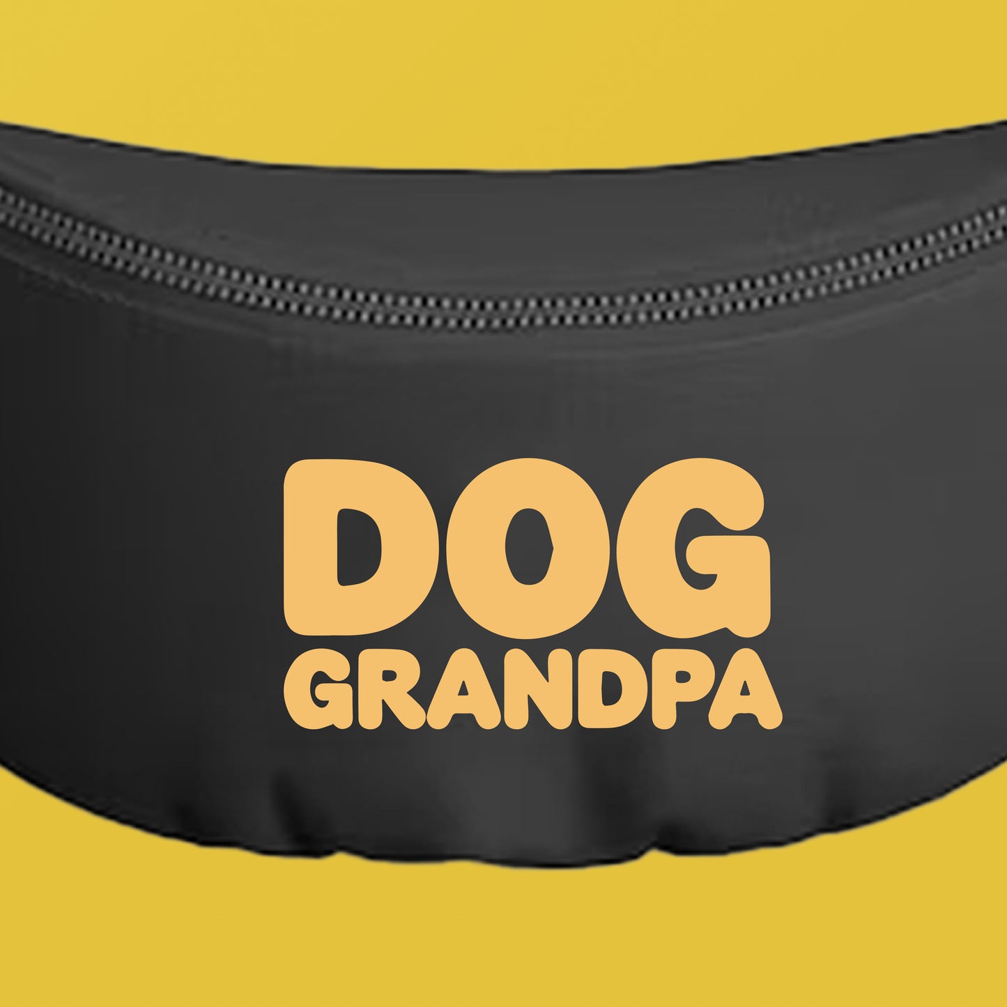 Dog Grandpa Yellow Fanny Pack