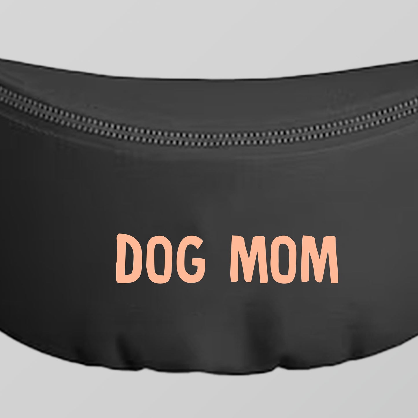 Dog Mom Black Fanny Pack