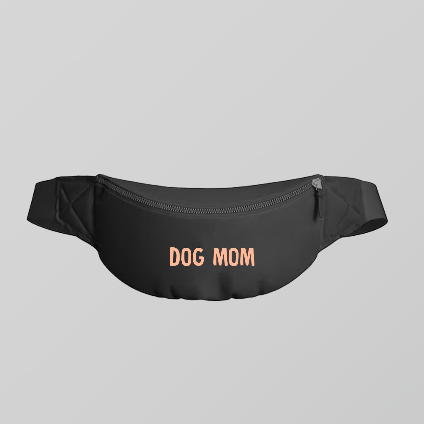 Dog Mom Black Fanny Pack