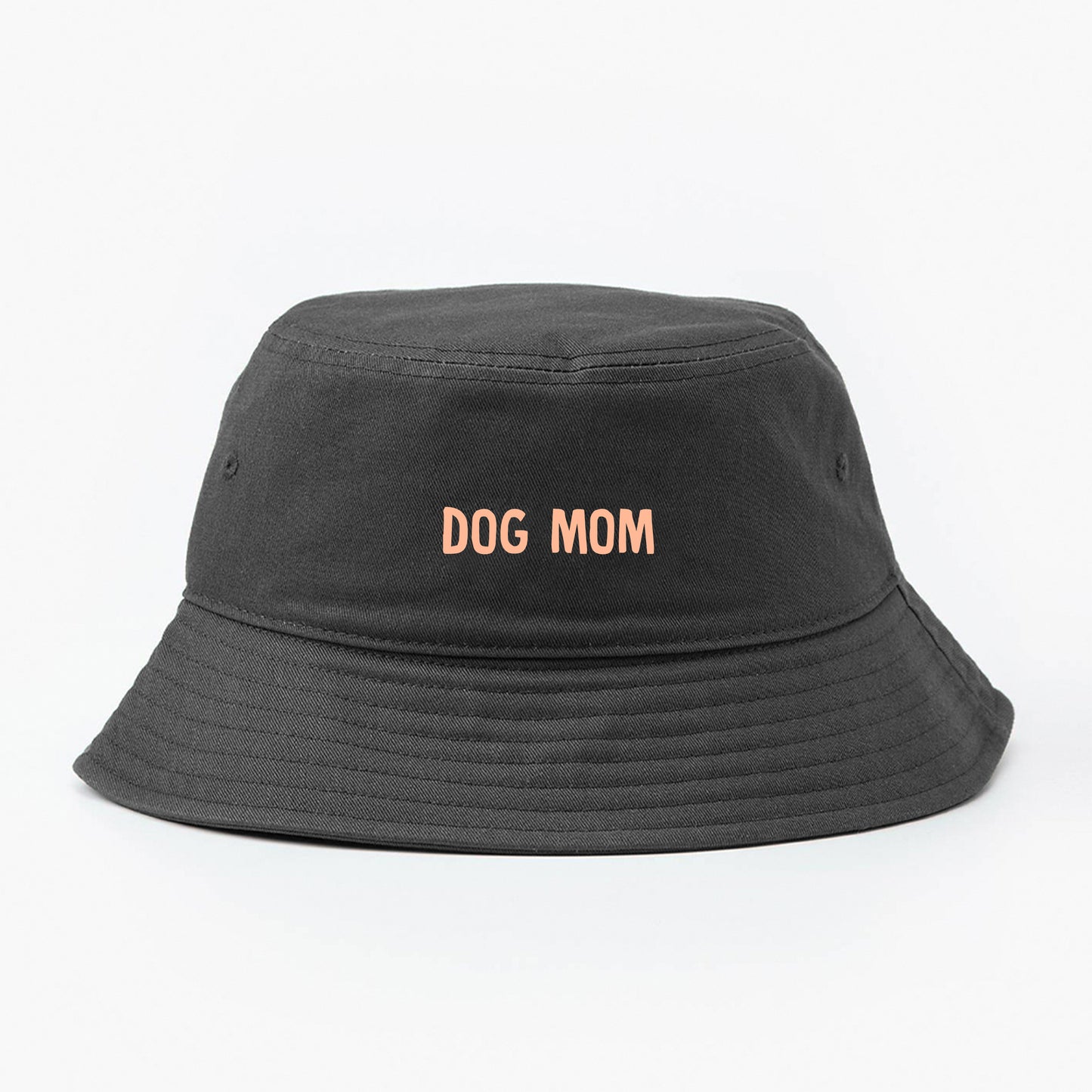Dog Mom Peach Bucket Hat