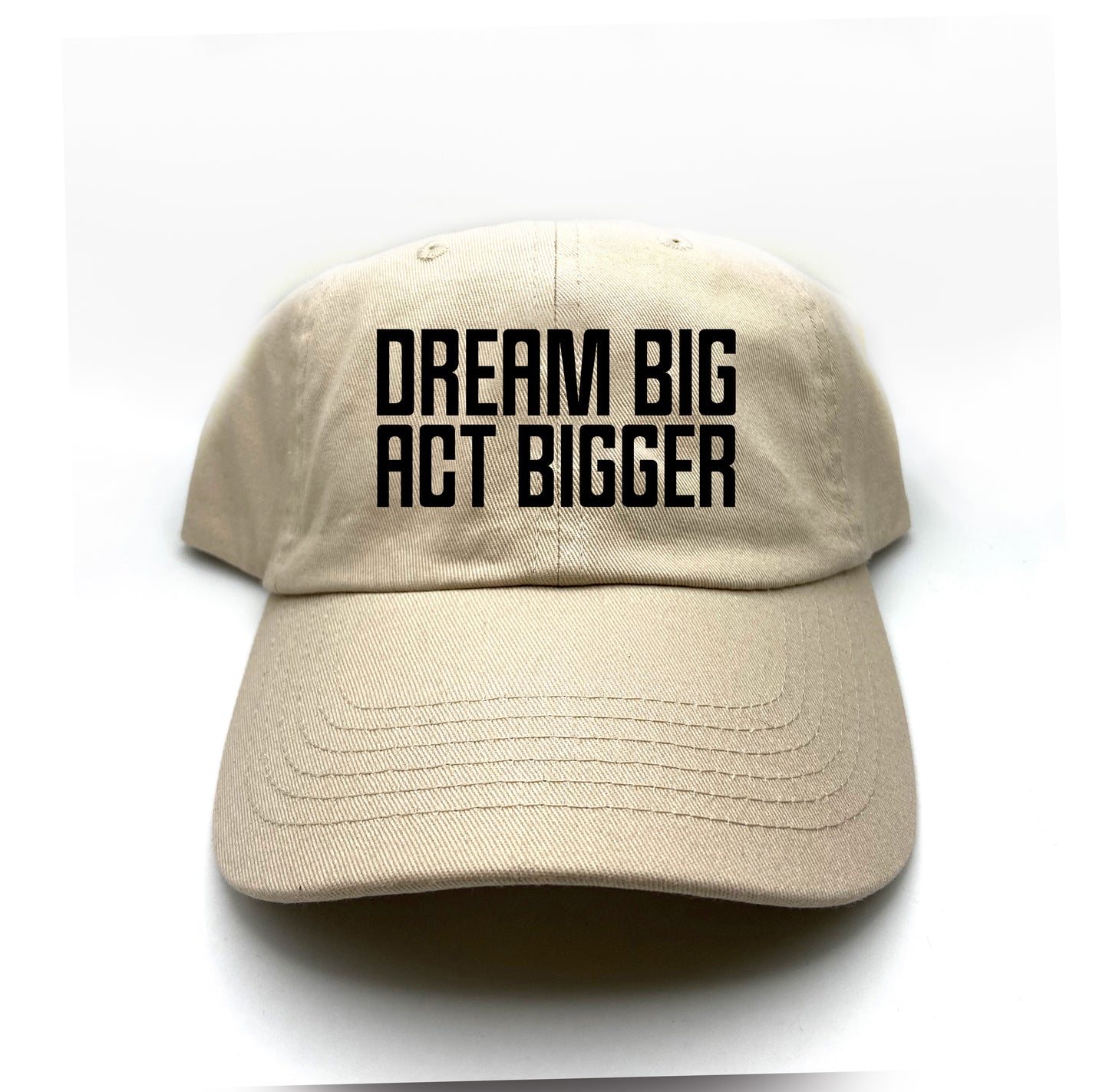 Dream Big Act Bigger MLK Black Dad Hat