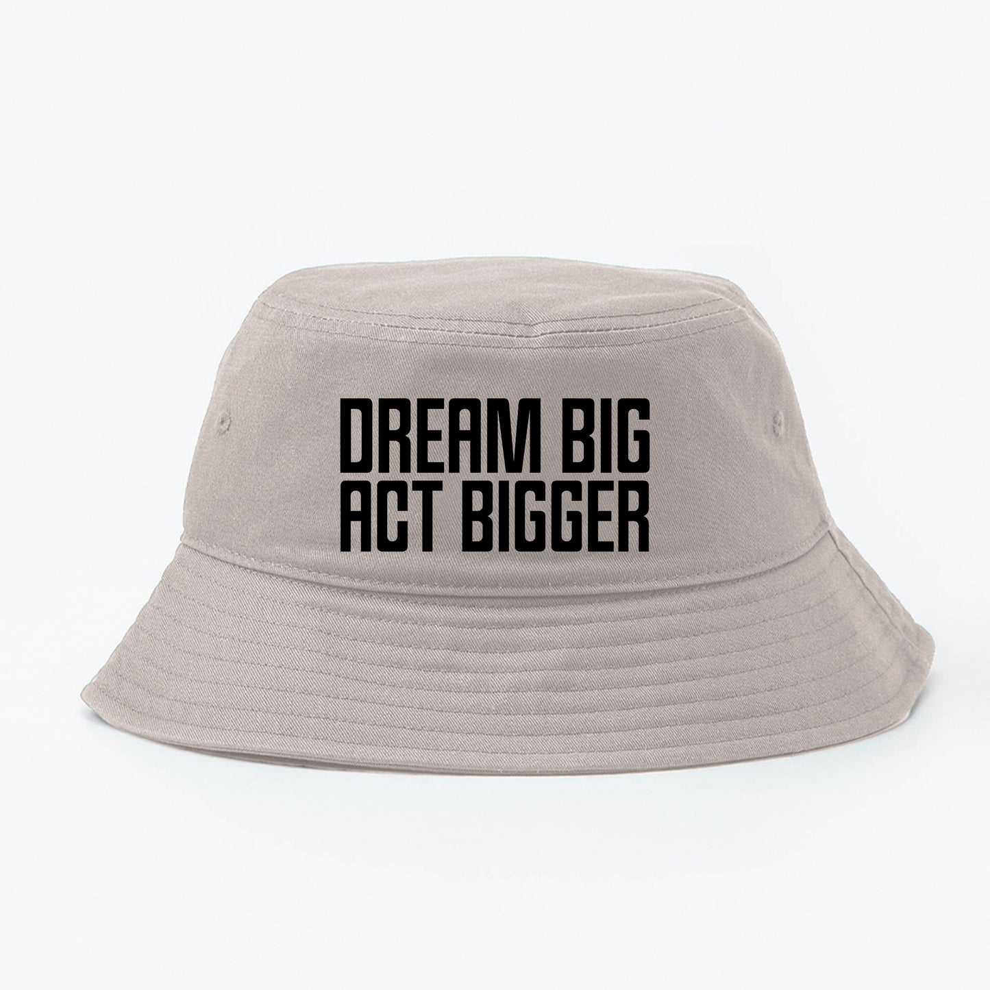 Dream Big Act Bigger MLK Black Bucket Hat