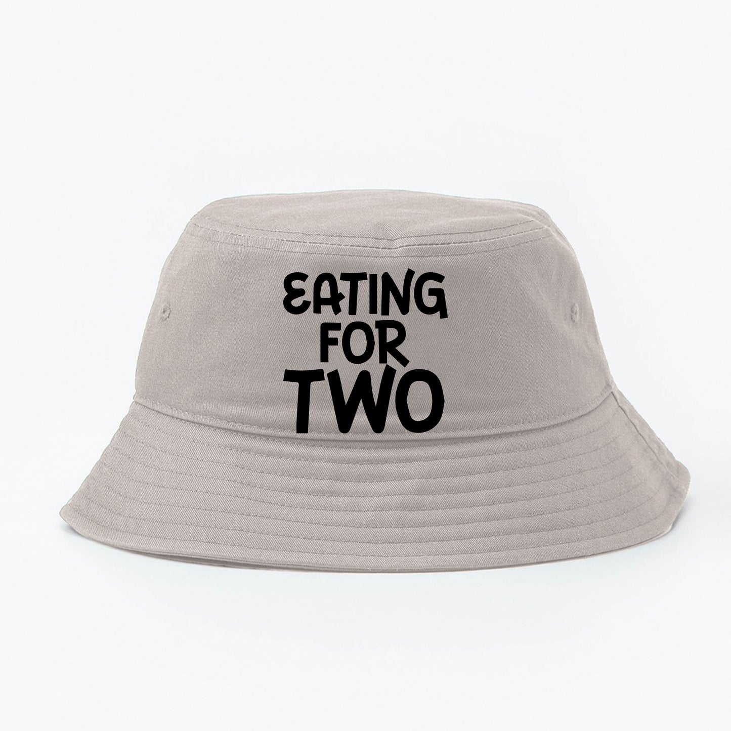 "Eating For Two" Black Bucket Hat