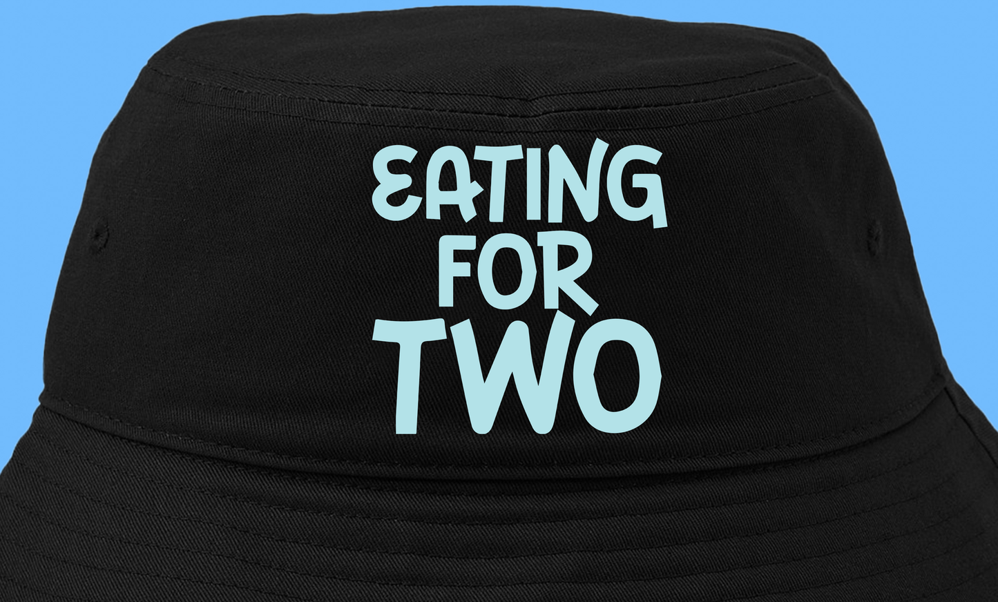 "Eating For Two" Bubbles Bucket Hat