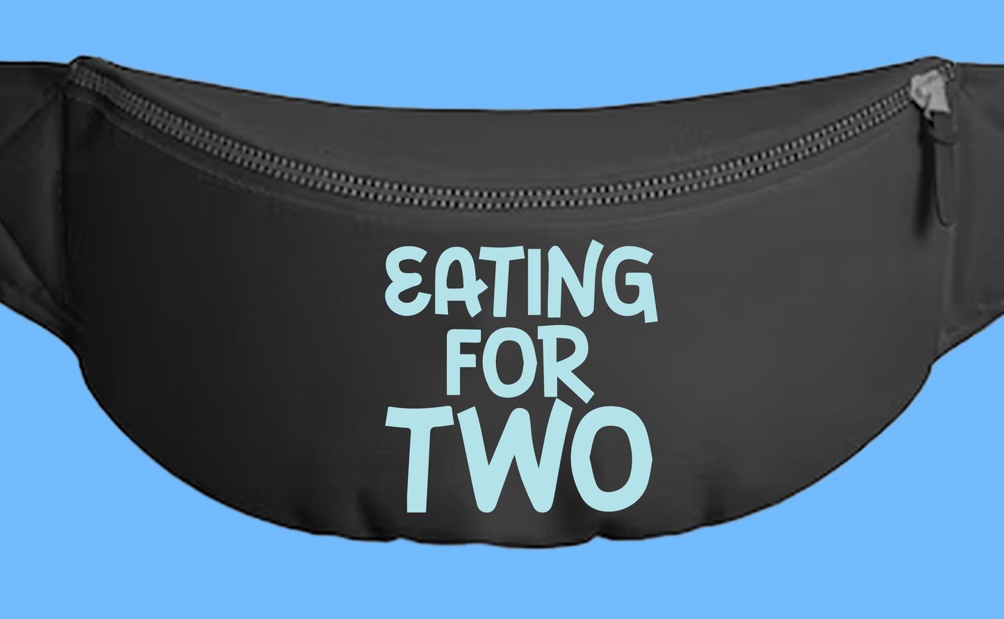 "Eating For Two" Bubbles Fanny Pack