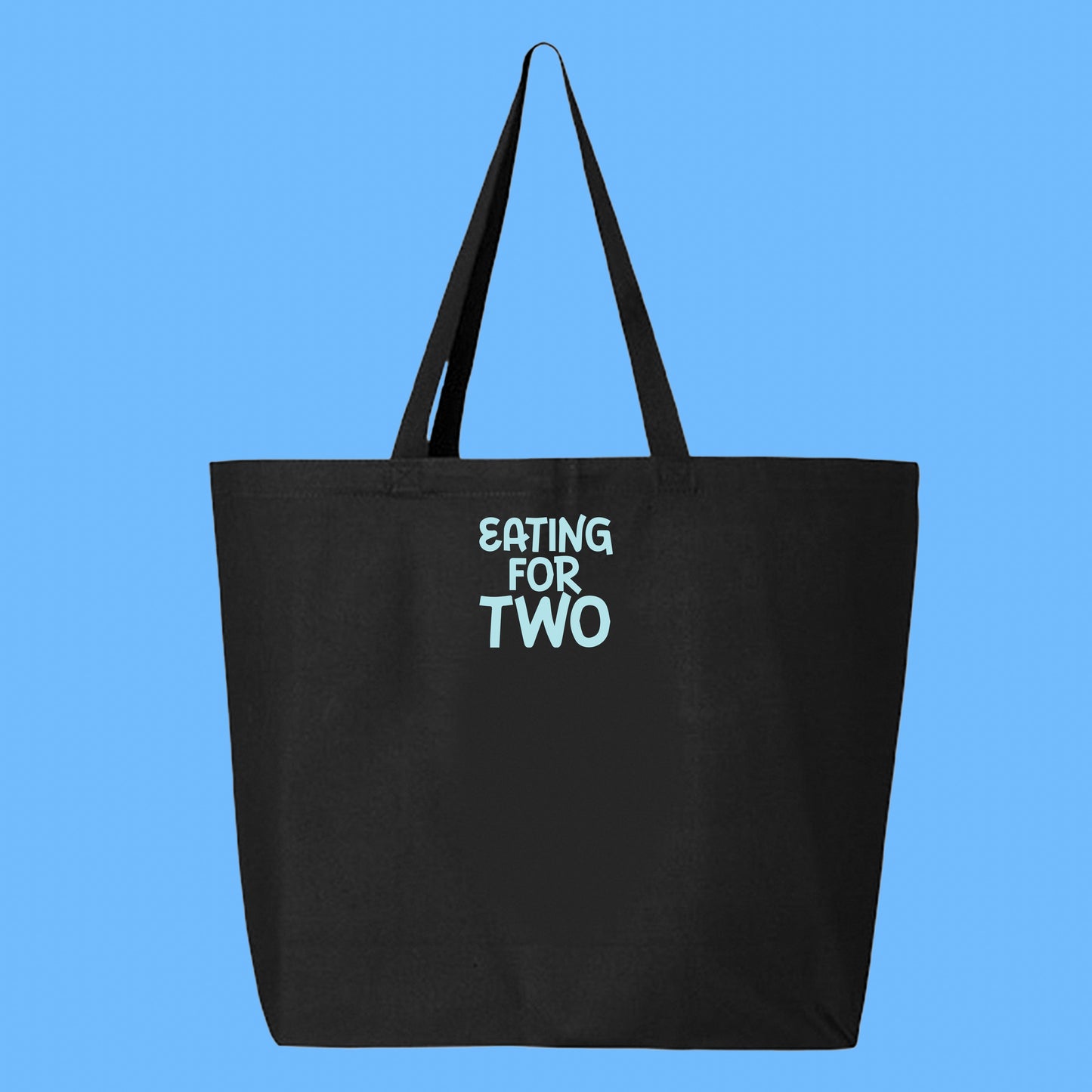 "Eating For Two" Bubbles Tote Bag