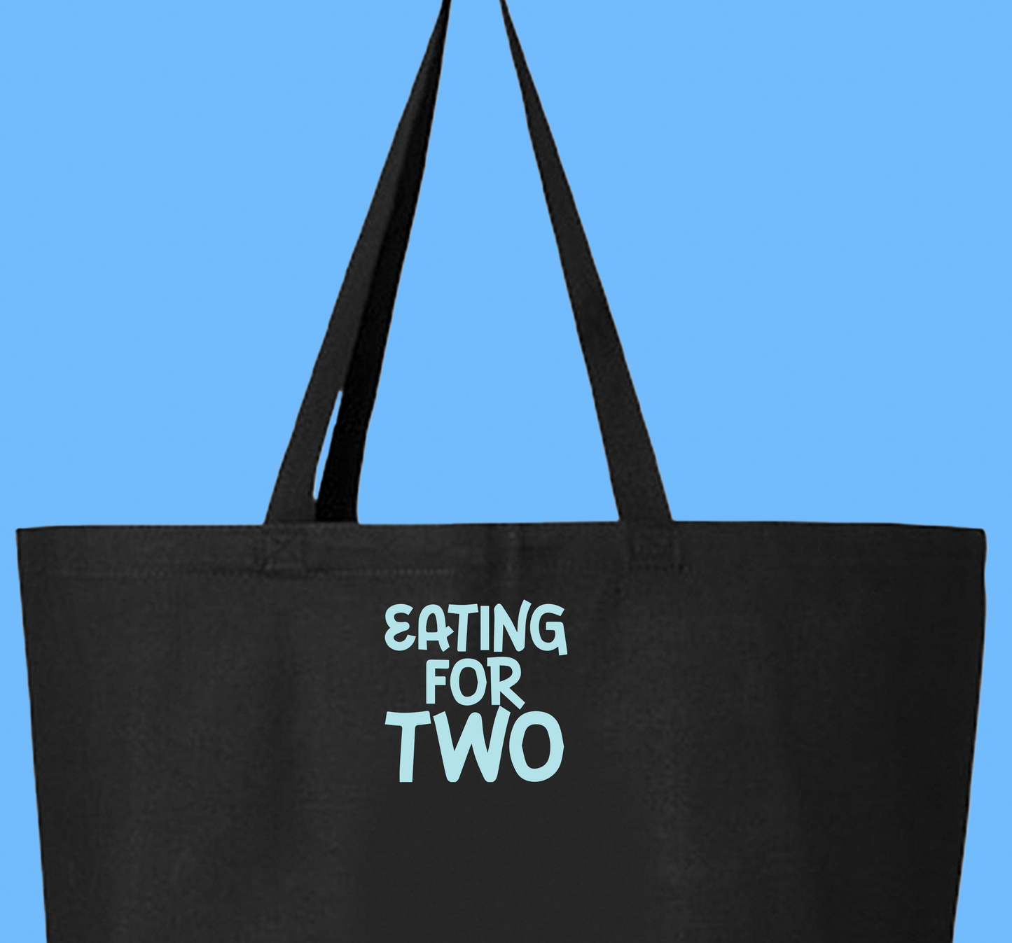 "Eating For Two" Bubbles Tote Bag