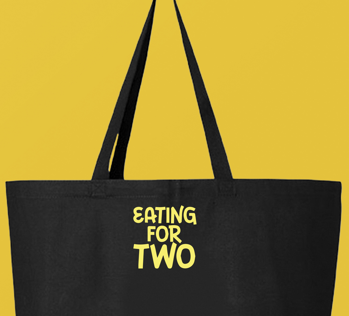 "Eating For Two" Lemonade Tote Bag