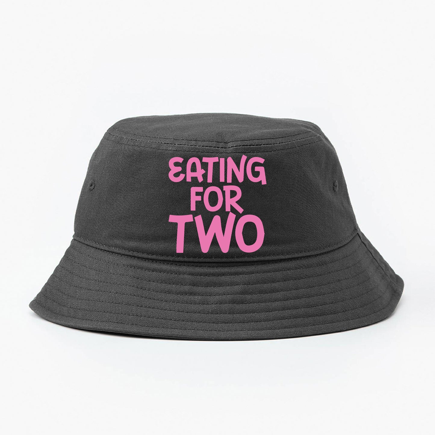 "Eating For Two" Pink Bucket Hat