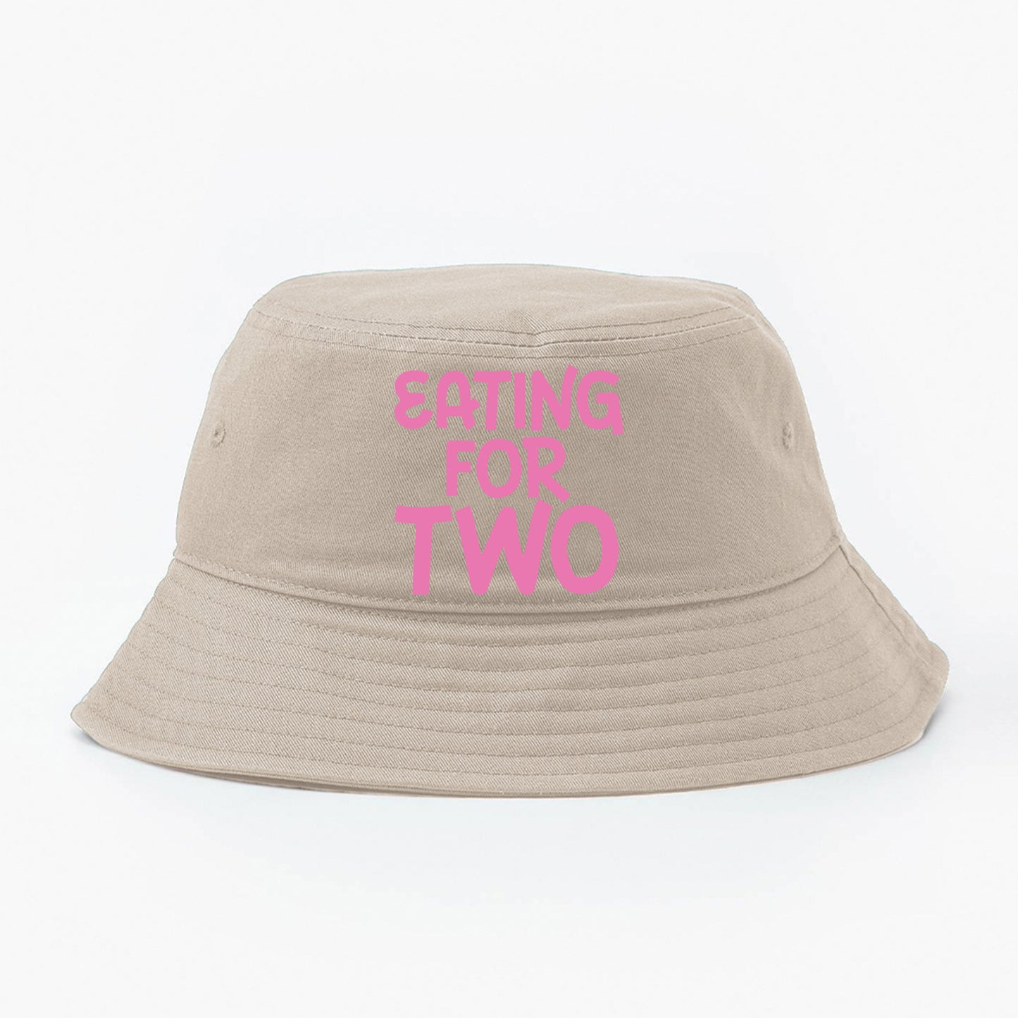 "Eating For Two" Pink Bucket Hat