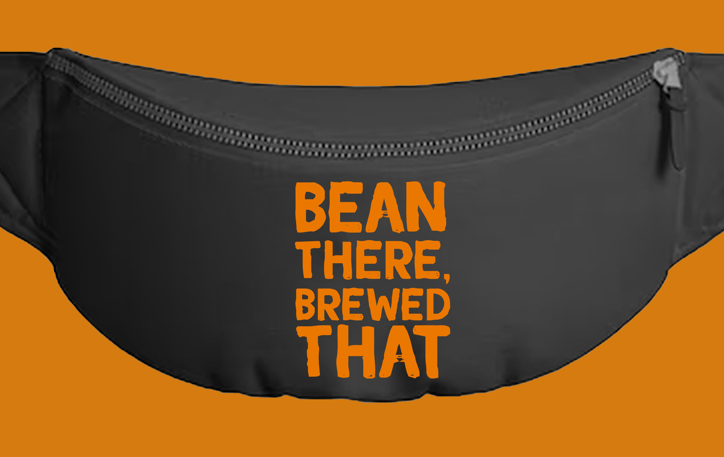 Bean There, Brewed That Orange Fanny pack