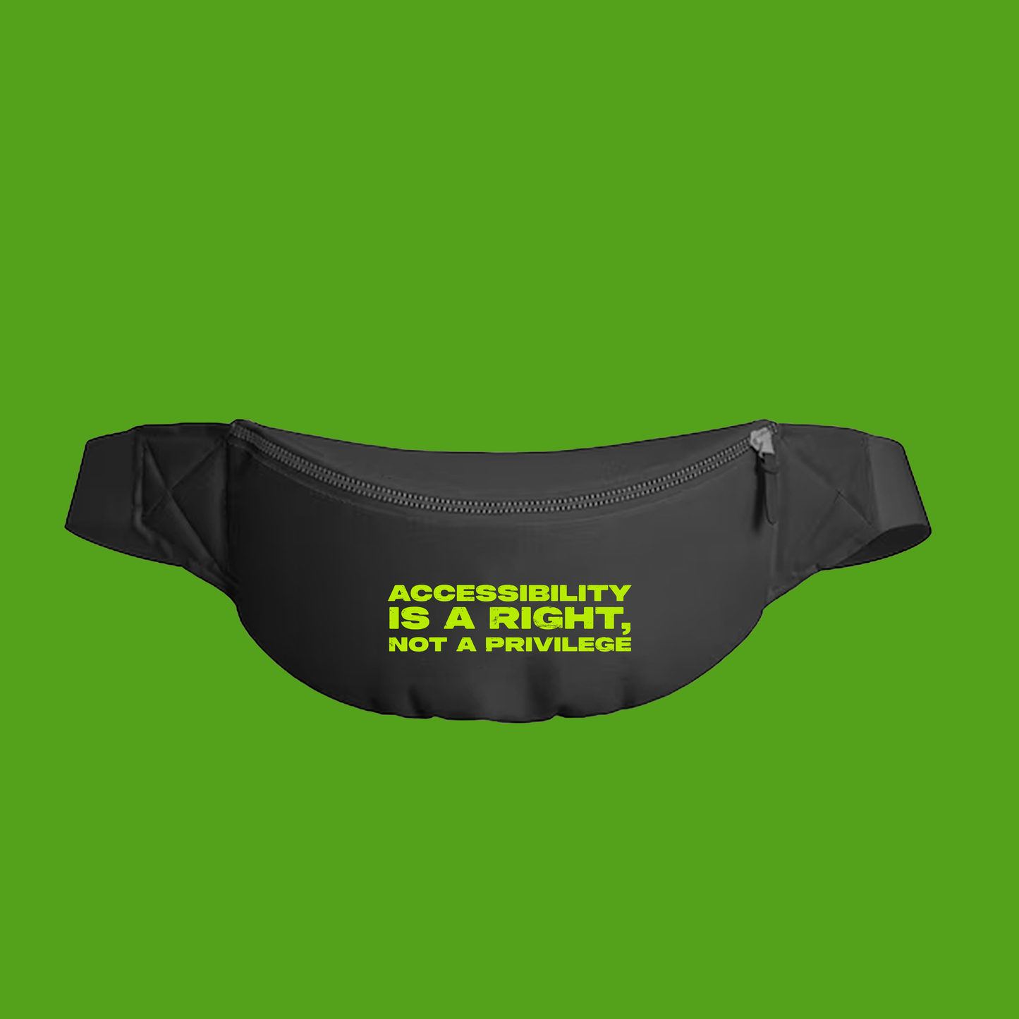 Accessibility is a Right, Not a Privilege Fanny Pack