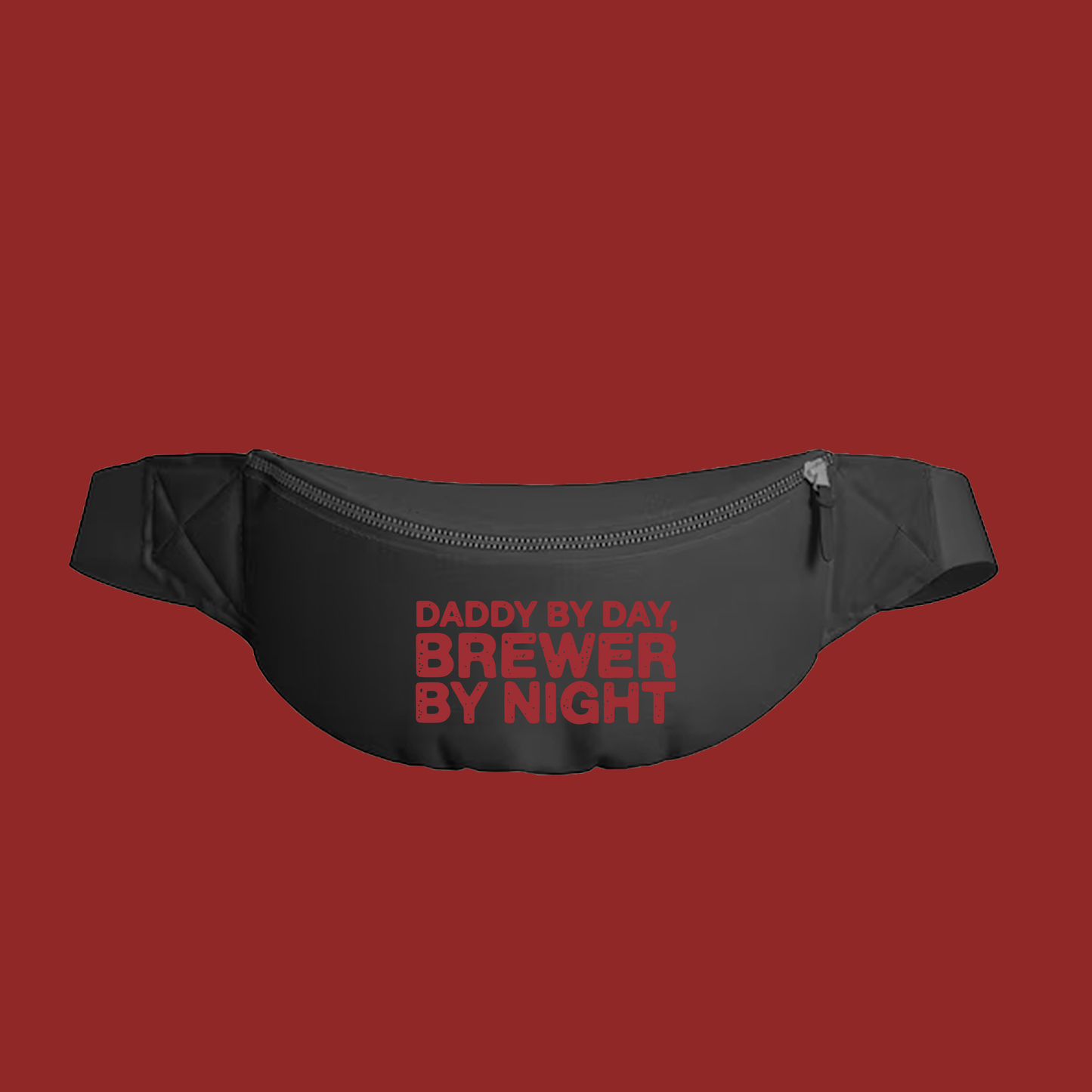 Daddy by Day, Brewer by Night Brown Fanny Pack