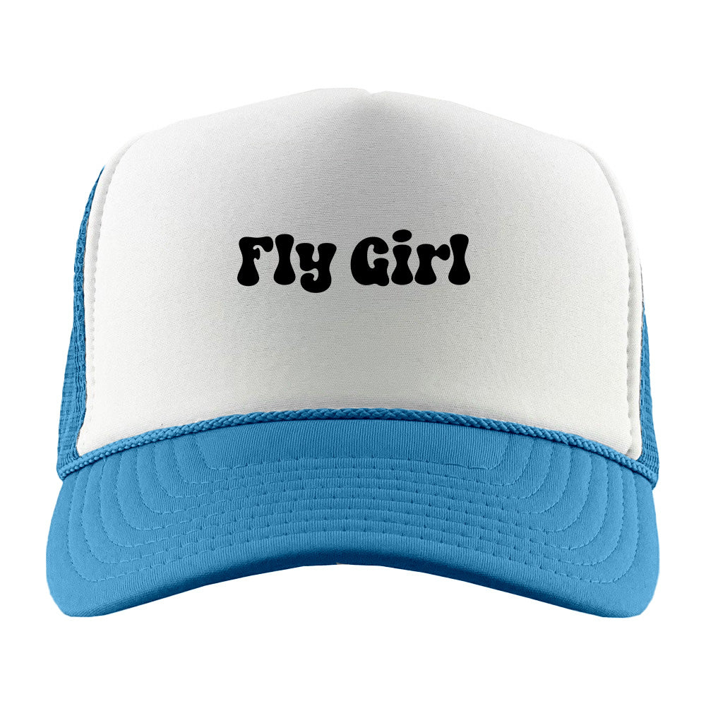 Fly Girl Black Foam Trucket Hat