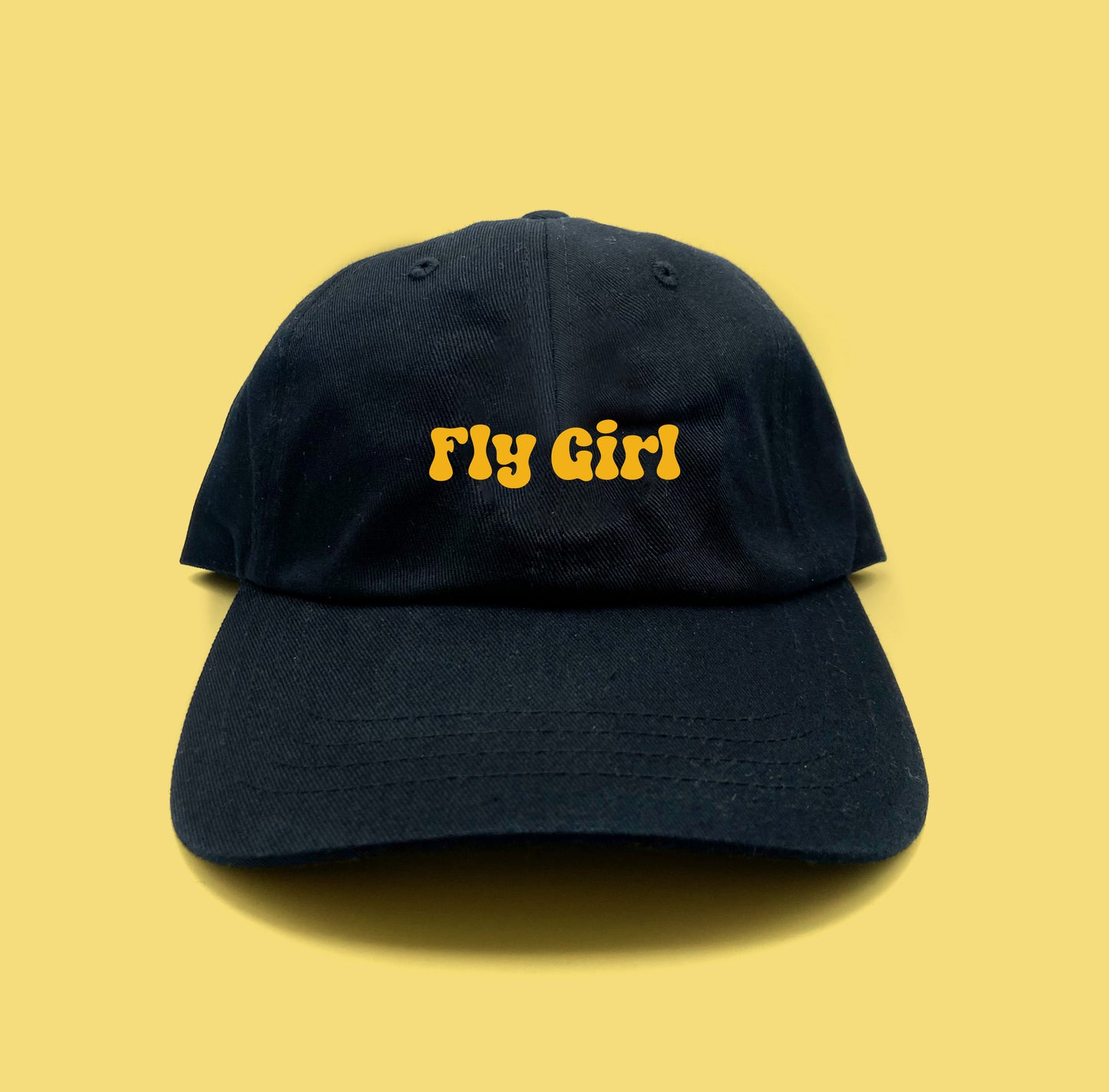 Fly Girl Yellow Dad Hat