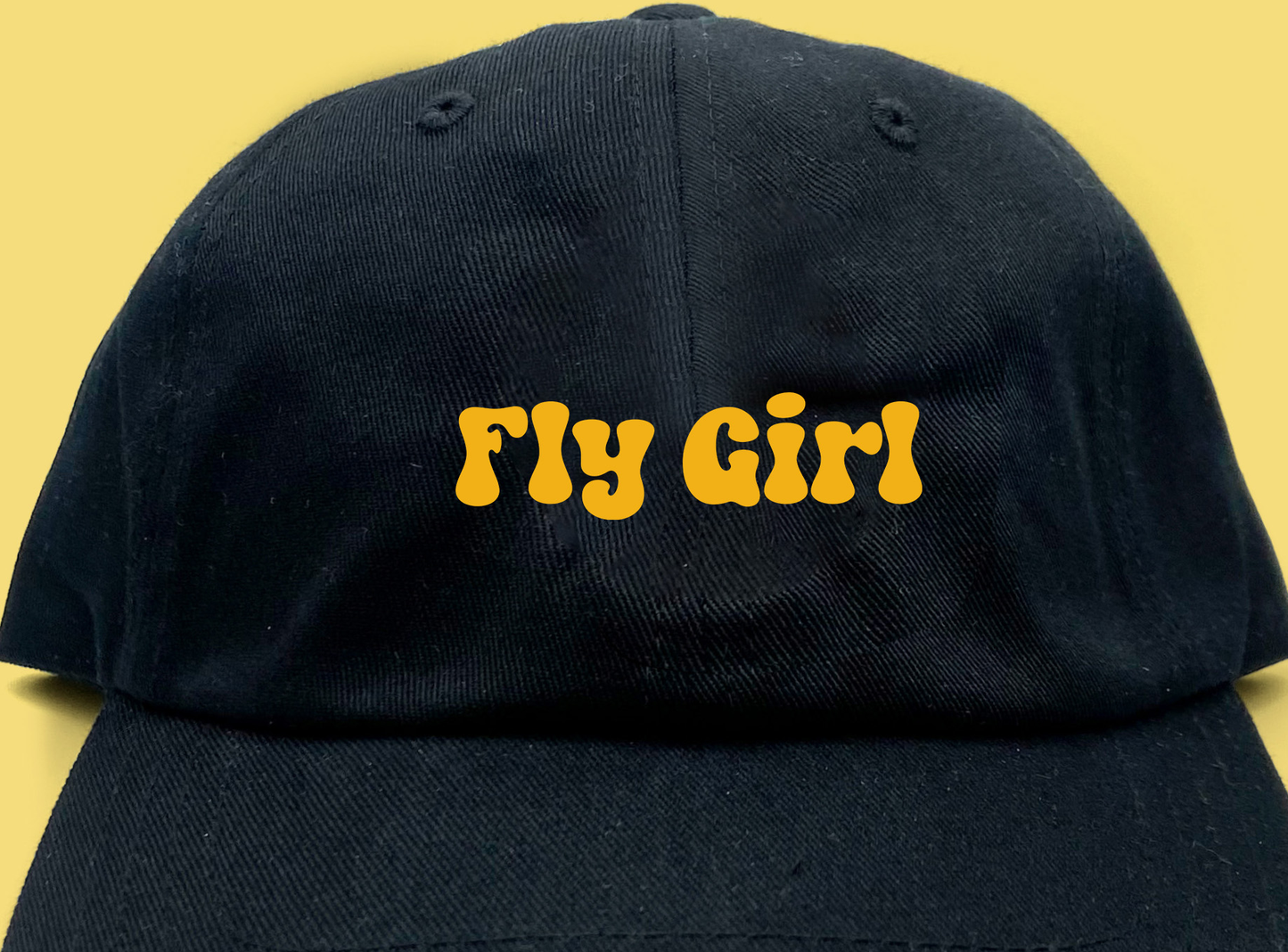 Fly Girl Yellow Dad Hat
