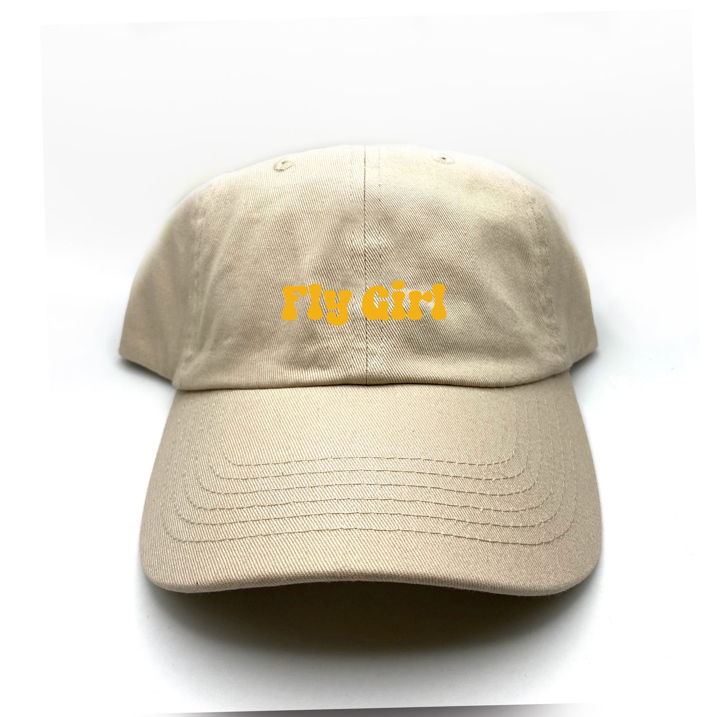 Fly Girl Yellow Dad Hat