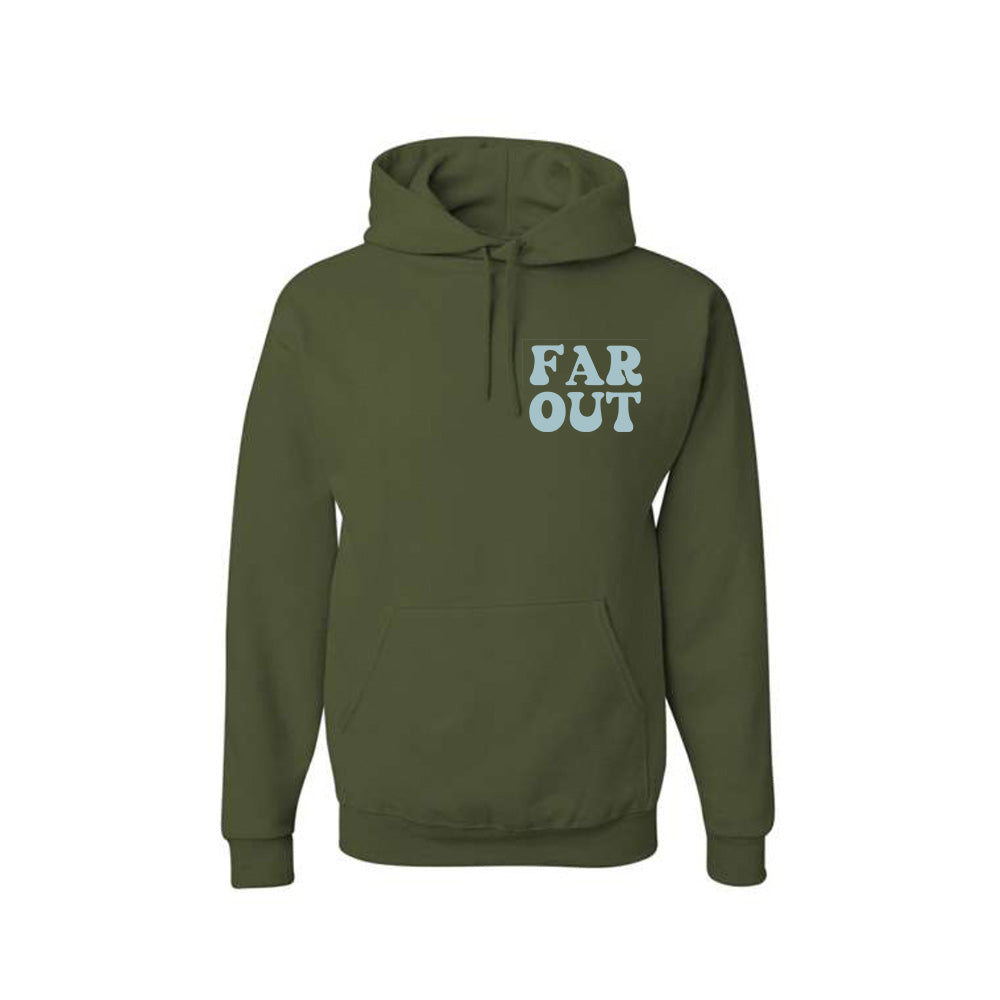 Far Out Light Blue Hoodie