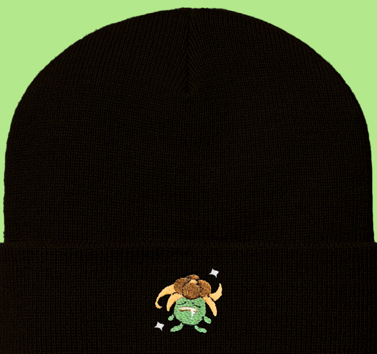#0044 shiny beanie
