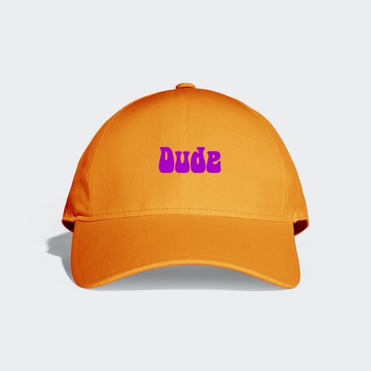 Dude Purple Dad Hat
