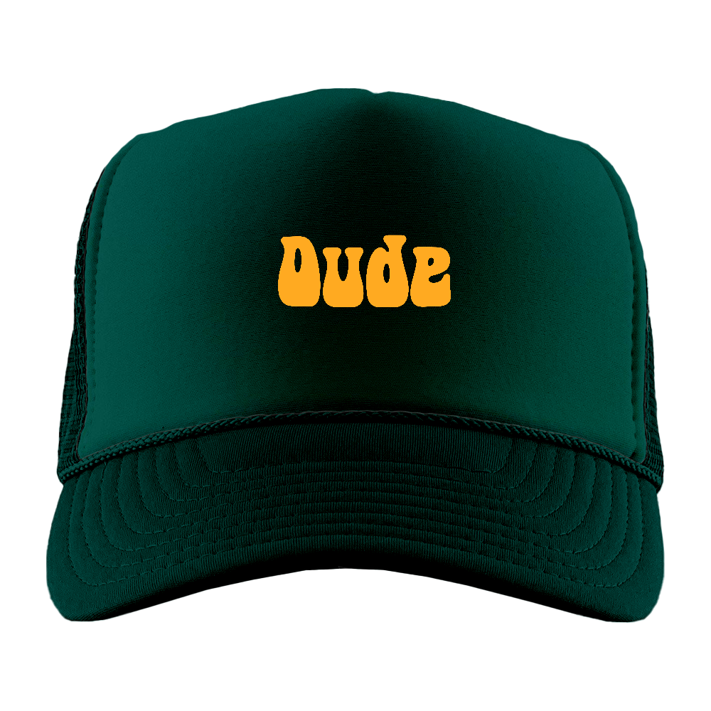 Dude Yellow Foam Trucker Hat