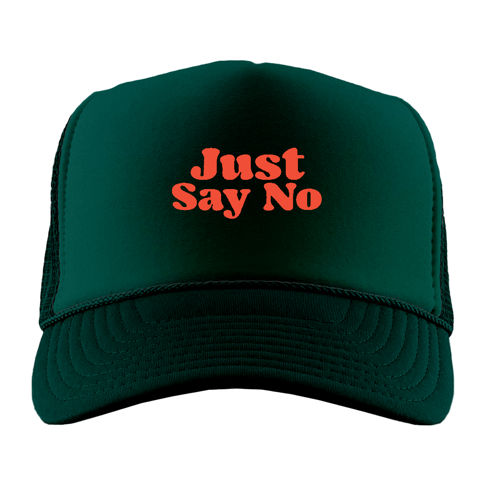 Just Say No Red Foam Trucker Hat