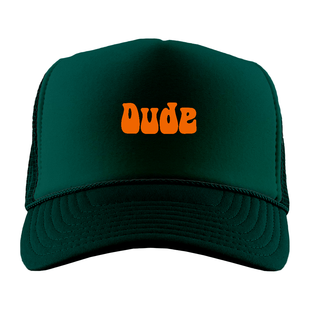 Dude Orange Foam Trucker Hat