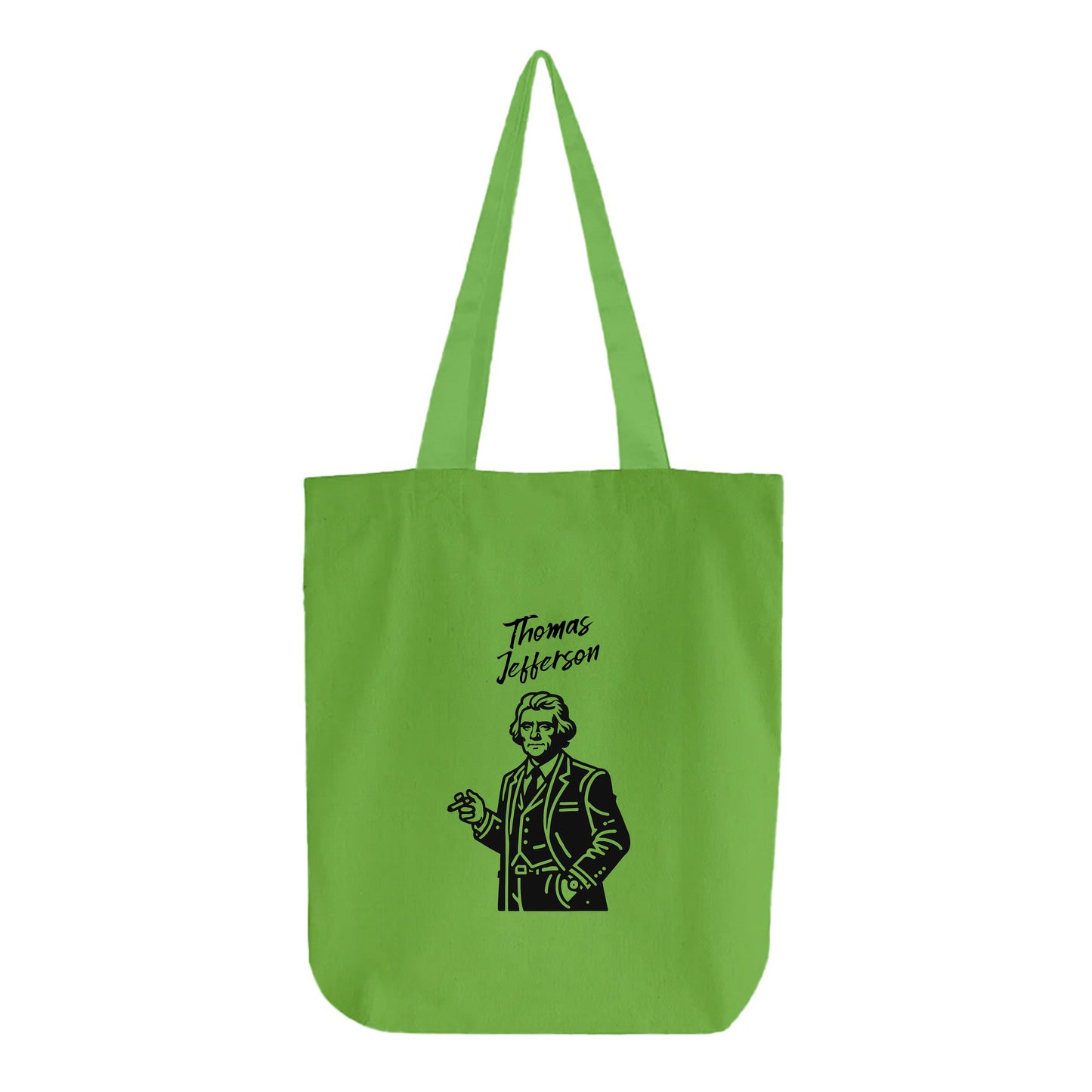 thomas jefferson gangster tote bag