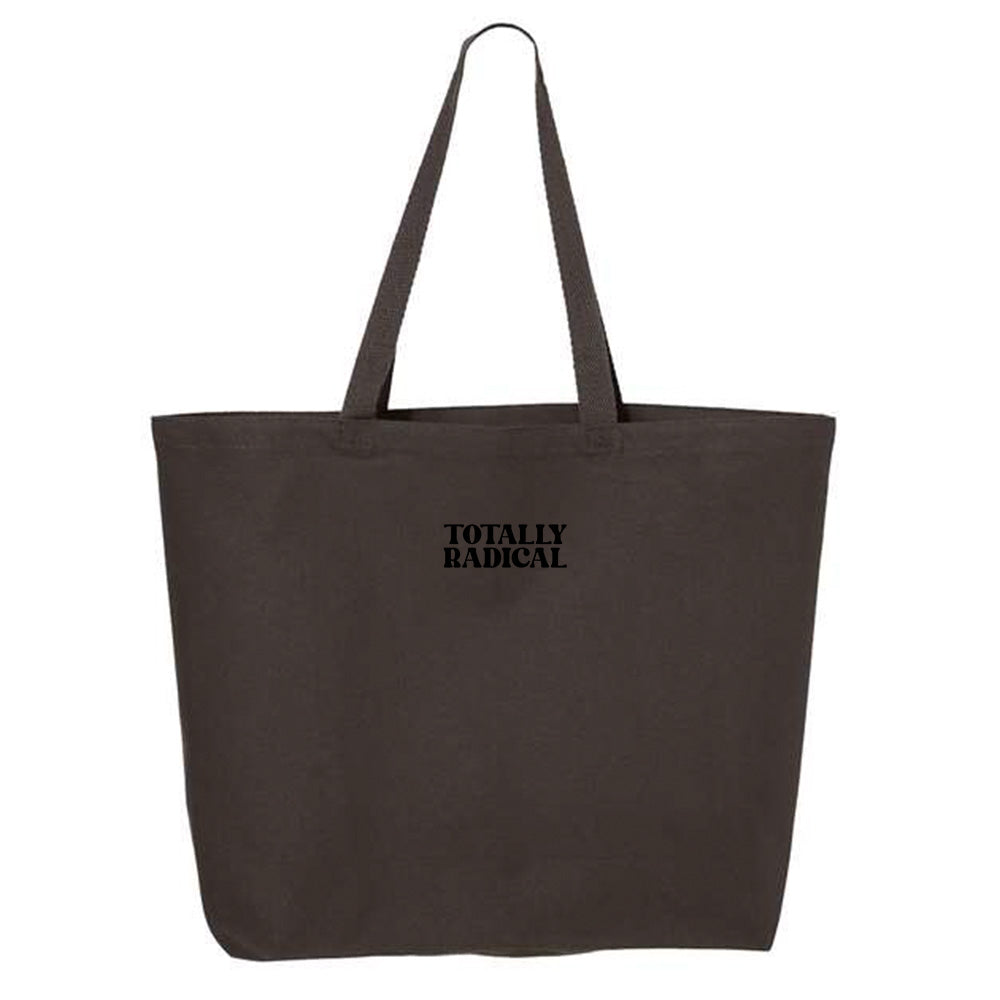 Totally Radical Black Tote Bag