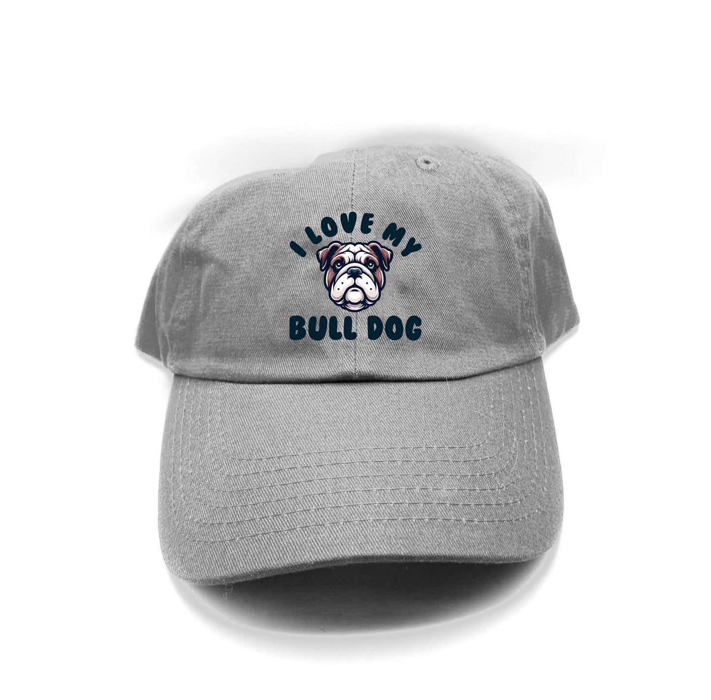 I Love My Bull Dog Dat Hat